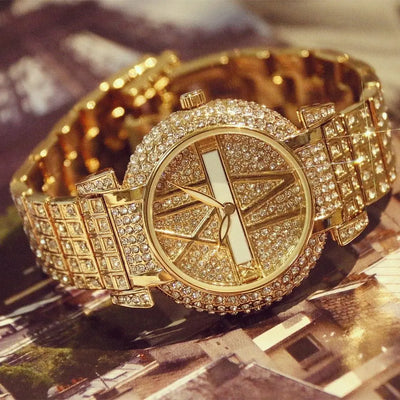 Elegant Stainless Steel Women’s Bracelet Watch null