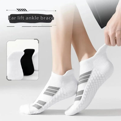 Men's Sports Shock Absorption Anti-skid Anti-sweat Deodorant Socks For Running null