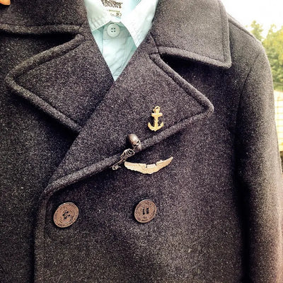 Stylish Personalized Collar Brooch null