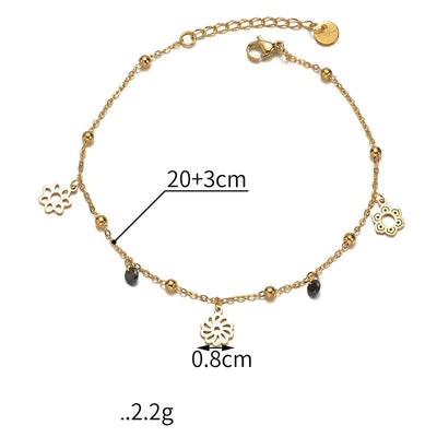 Zircon Tone Pendant Bracelet for Women EXCHANGE THRIFT